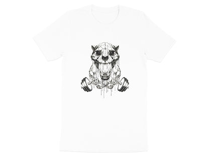 Dripping Panther Skull Gym & Weightlifting T-Shirt