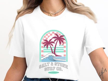 Coastal Arch Palms Graphic T-Shirt