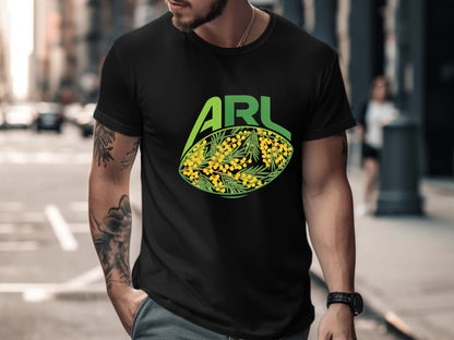 ARL Australian Wattle Rugby Graphic T-Shirt