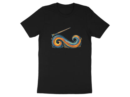 Painted Wave Graphic Tee | Starry Night Surf Shirt