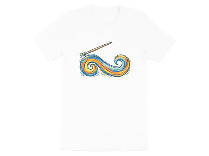 Painted Wave Graphic Tee | Starry Night Surf Shirt