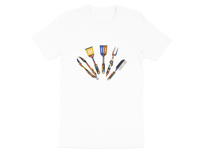 Colourful Pop-Art BBQ Utensils T-Shirt