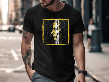 Asphalt Road Face Texture Graphic Tee