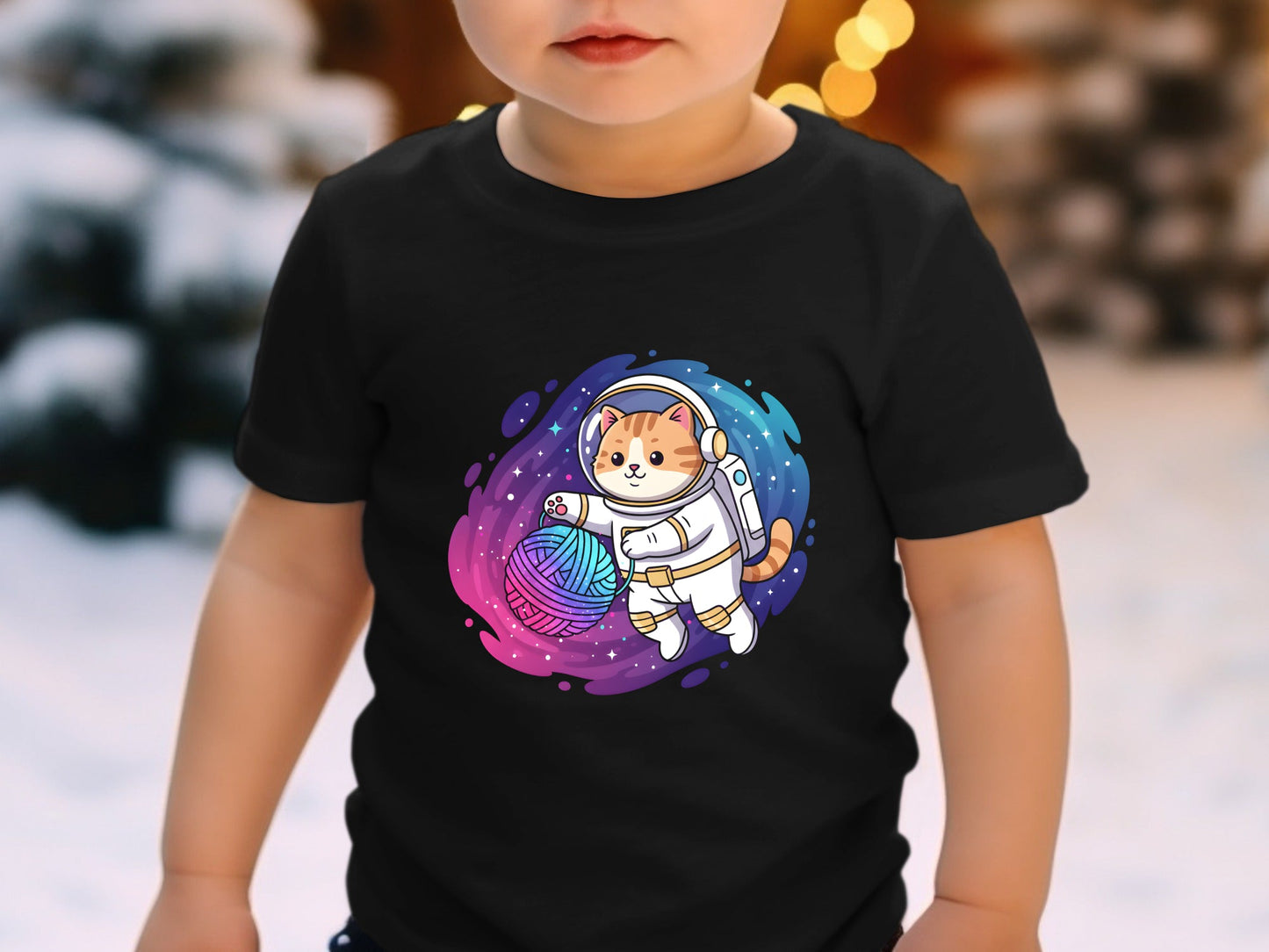 Astro Cat Space Explorer Astronaut T-Shirt
