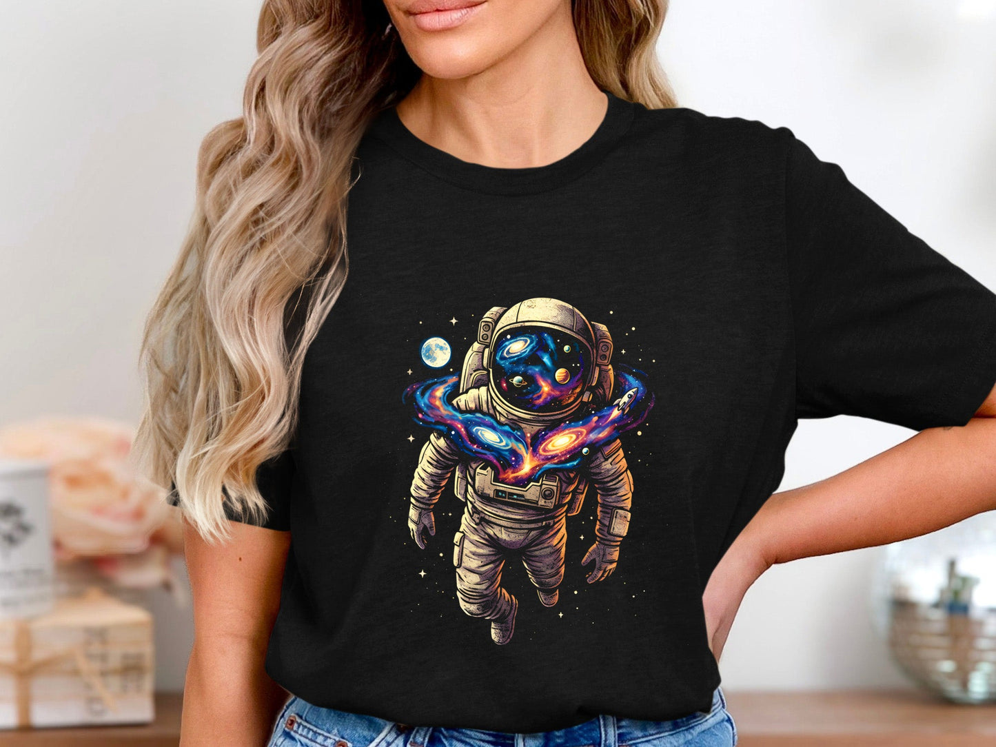 Galaxy Astronaut Surreal Space T-Shirt