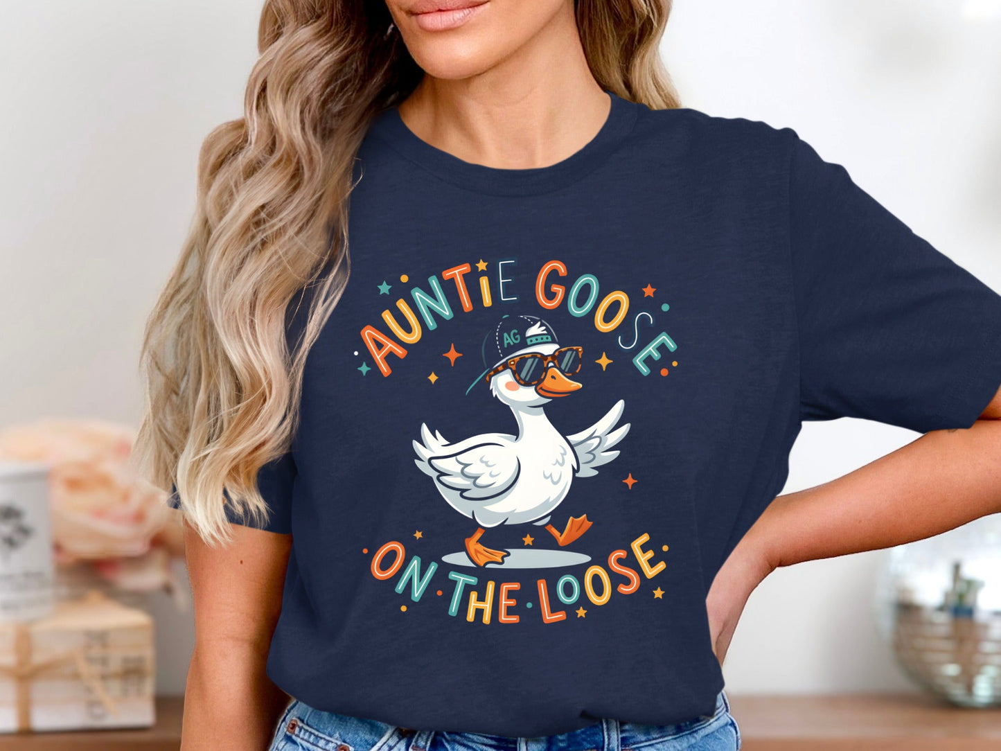 Auntie Goose On The Loose Graphic Tee