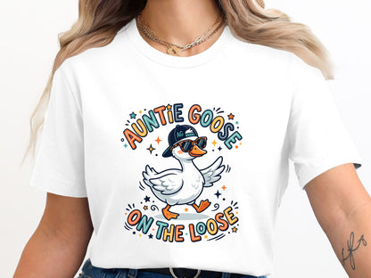 Auntie Goose On The Loose Graphic Tee