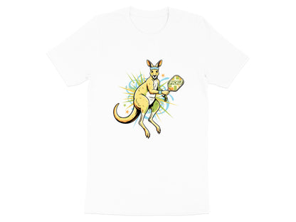 Aussie Kangaroo Sporty Pickleball Graphic T-Shirt