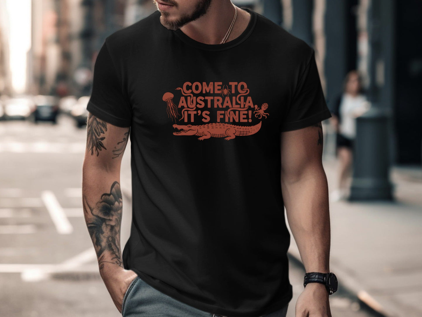 Come to Australia, It's Fine! Funny Animal Tee