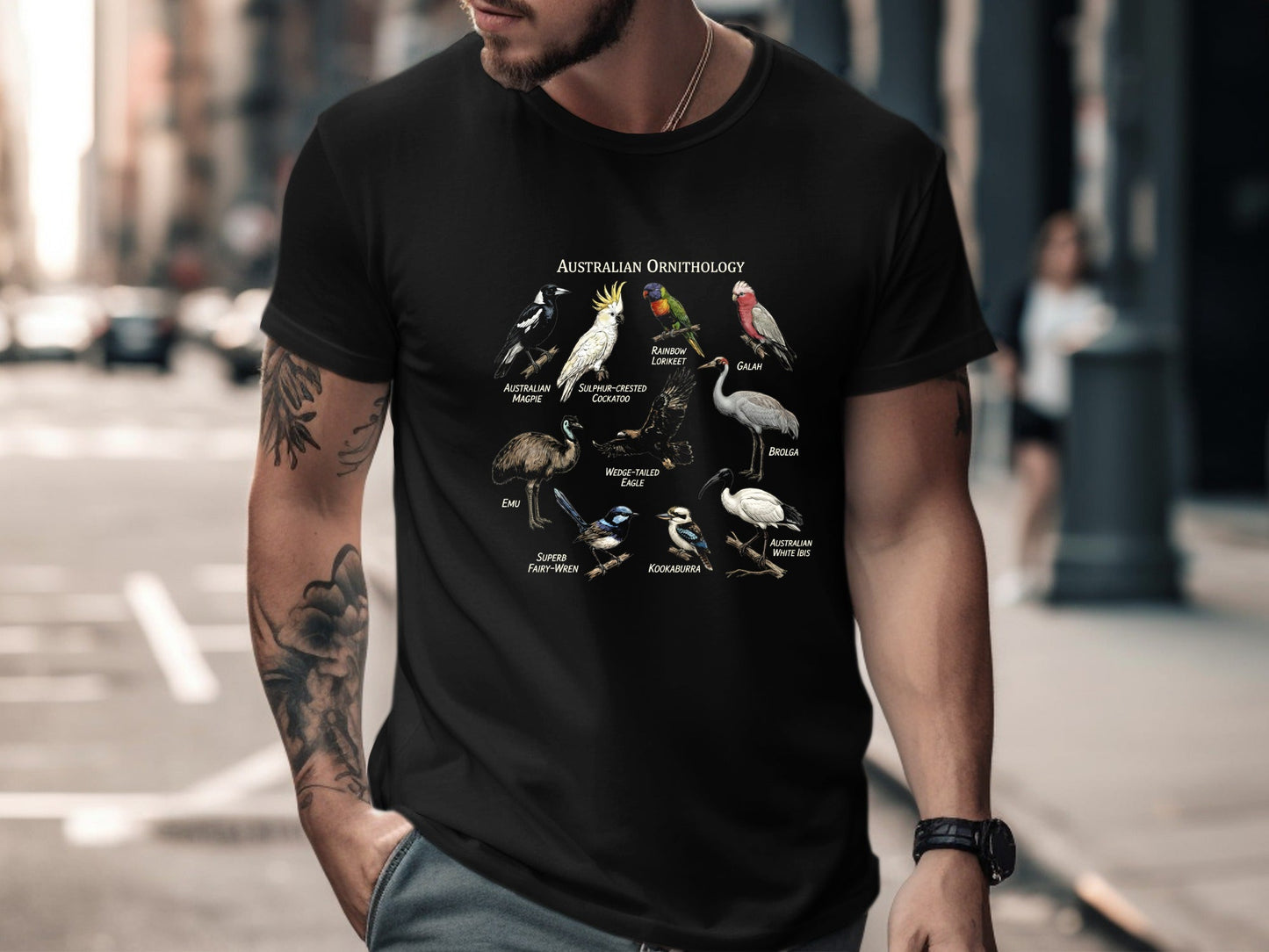 Australian Ornithology Bird Guide T-Shirt | Vintage Nature Tee