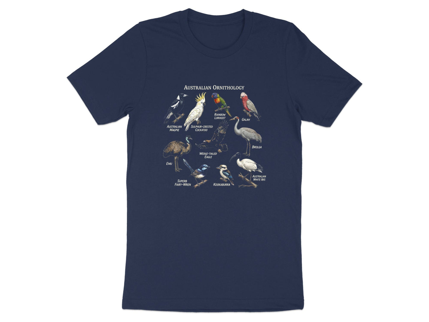 Australian Ornithology Bird Guide T-Shirt | Vintage Nature Tee