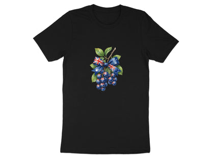 Aussie Flag Blueberries Novelty T-Shirt
