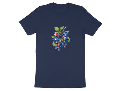 Aussie Flag Blueberries Novelty T-Shirt