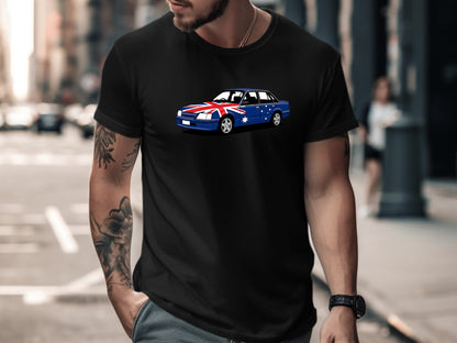 Aussie Muscle Car Flag Graphic T-Shirt