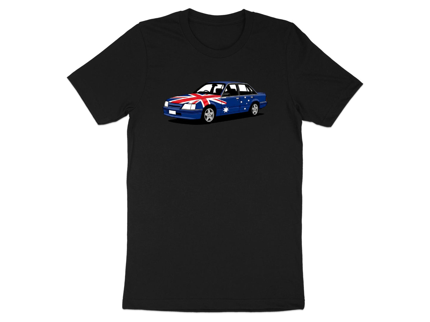 Aussie Muscle Car Flag Graphic T-Shirt