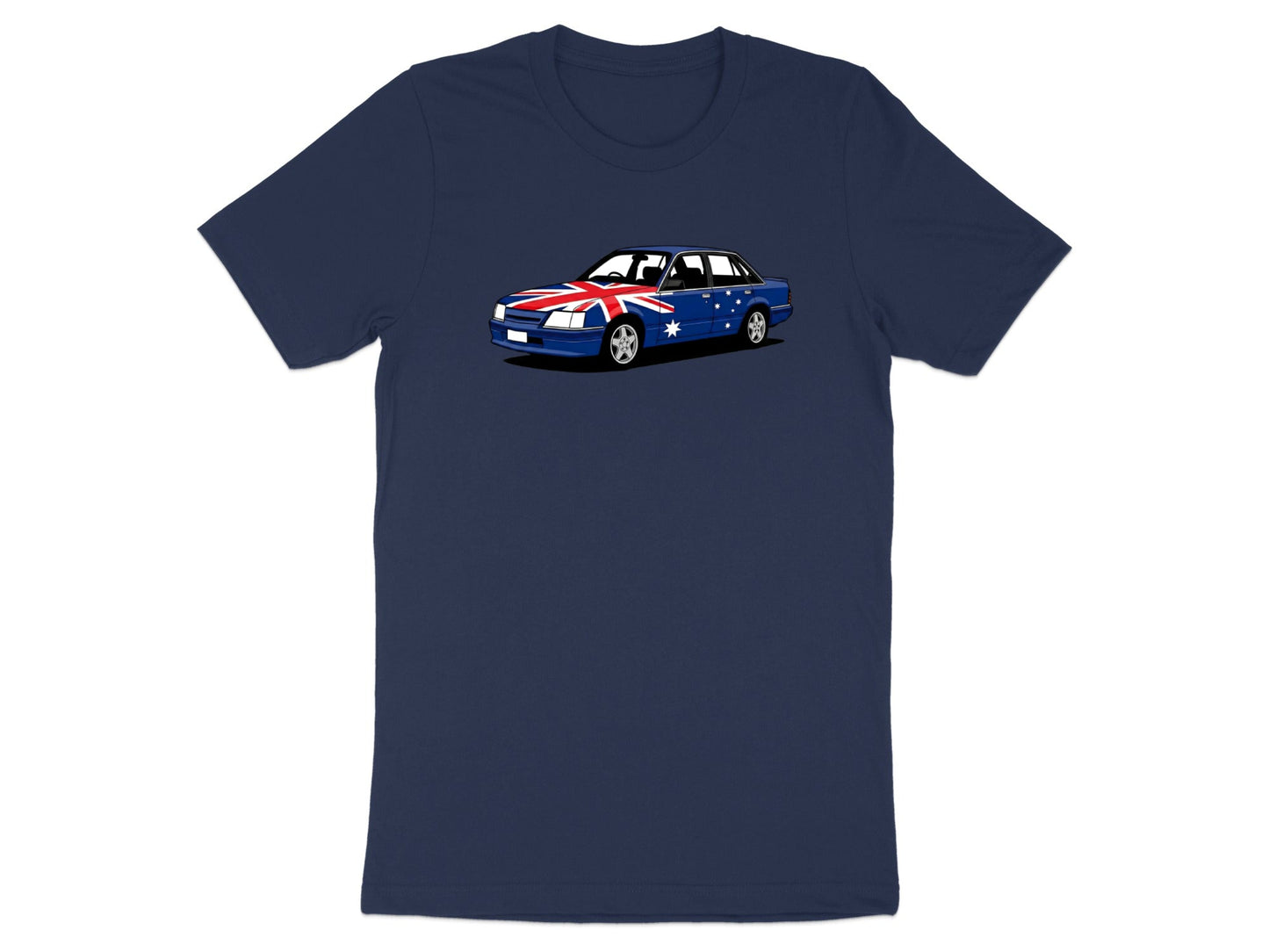 Aussie Muscle Car Flag Graphic T-Shirt