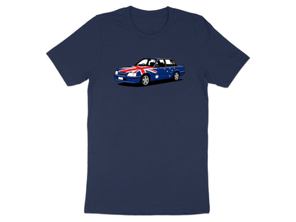 Aussie Muscle Car Flag Graphic T-Shirt