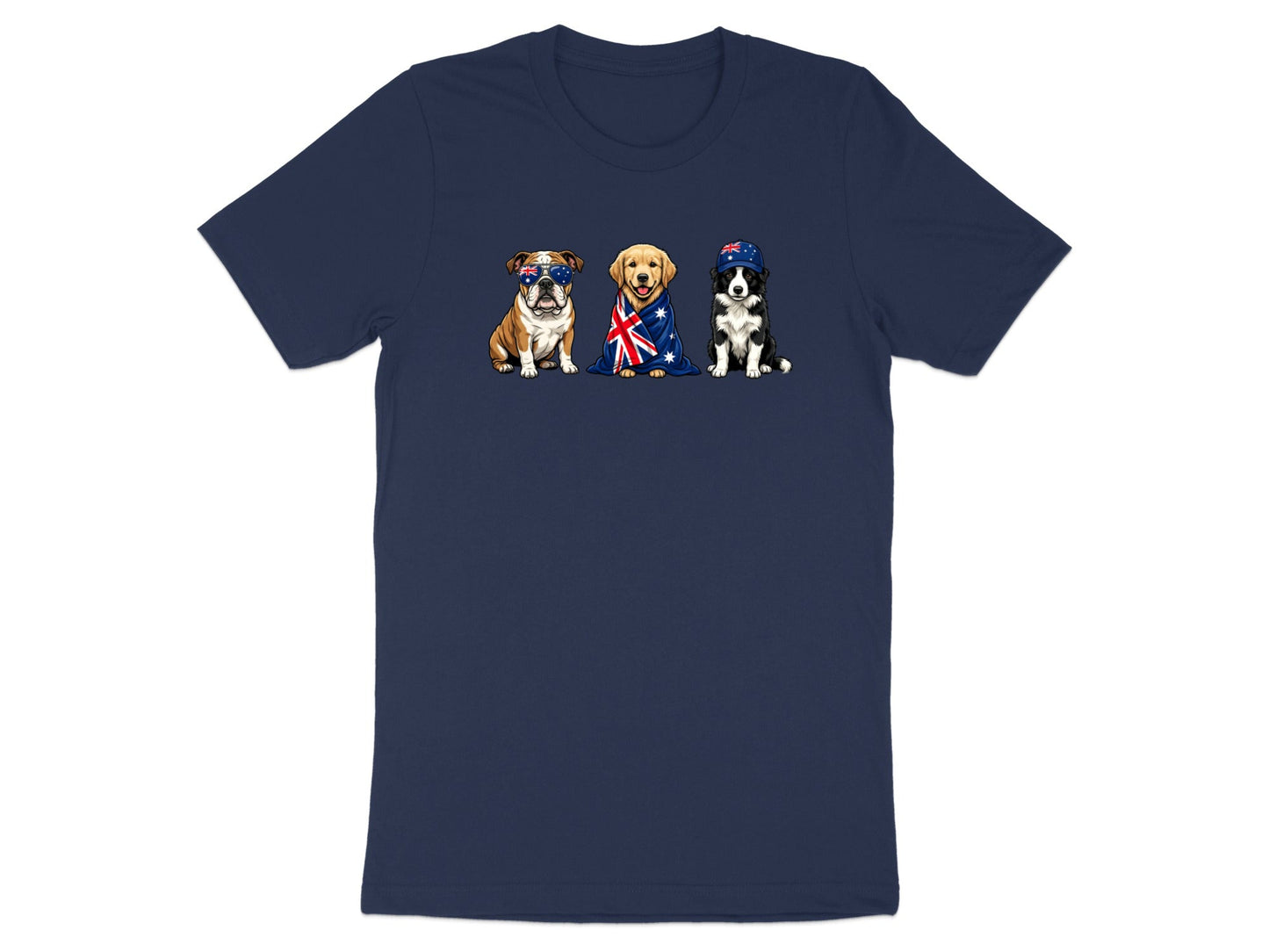 Aussie Flag Working Dogs T-Shirt