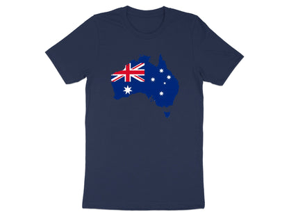 Australian Flag Map Silhouette T-Shirt