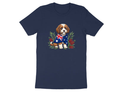 Aussie Dog & Bottlebrush Flag T-Shirt
