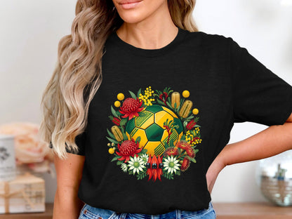 Australian Native Flower Soccer Ball T-Shirt
