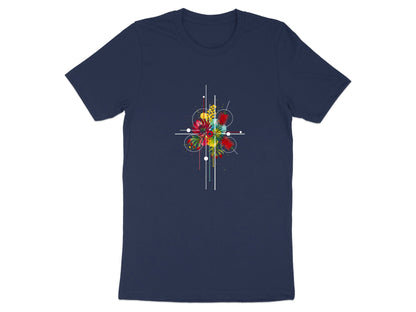 Abstract Geometric Native Flora Burst T-Shirt