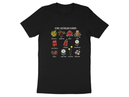 Iconic Australian Flowers Educational T-Shirt