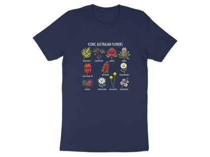 Iconic Australian Flowers Educational T-Shirt