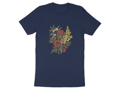 Muted Vintage Waratah & Wattle Bouquet T-Shirt