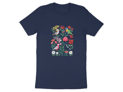 Native Birds & Blooms Vibrant Forest T-Shirt