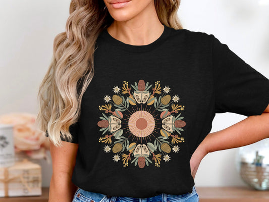 Australian Native Flora Mandala T-Shirt