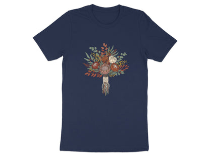 Boho Macrame Native Flora Bouquet T-Shirt