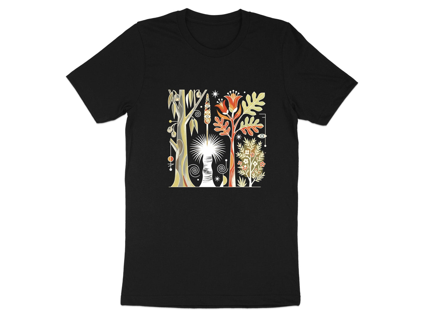 Stylized Australian Native Flora & Grass Tree T-Shirt