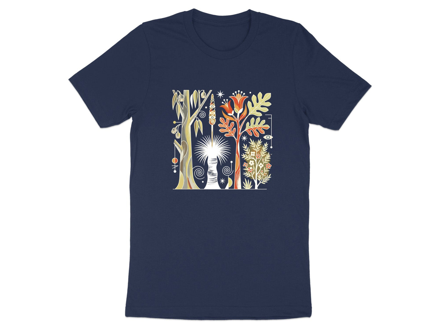 Stylized Australian Native Flora & Grass Tree T-Shirt