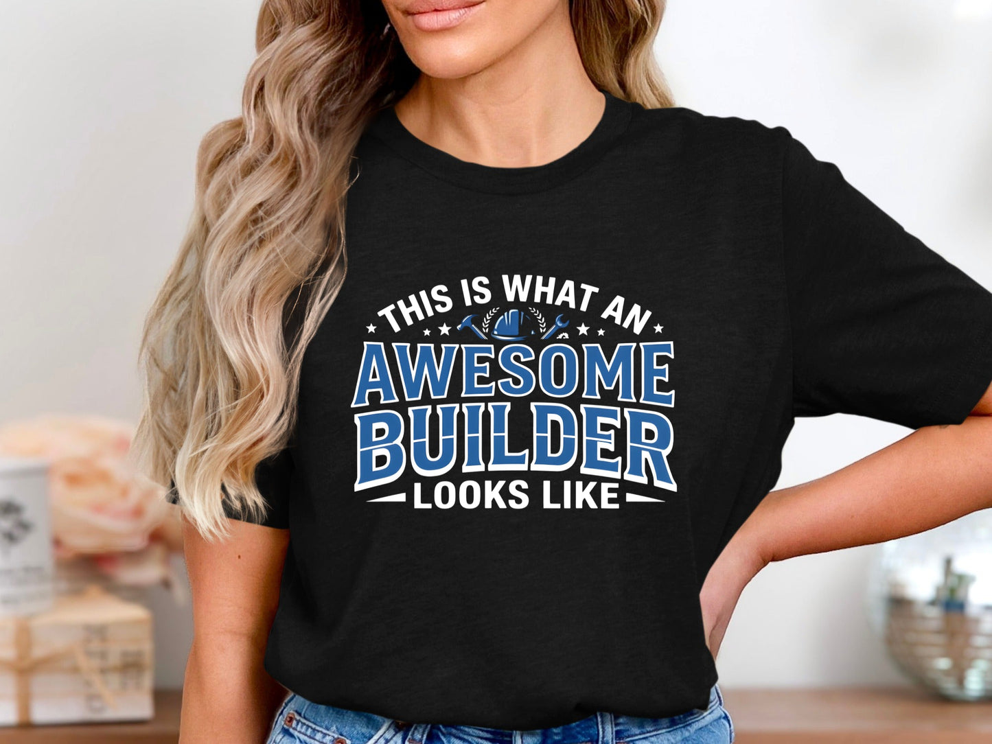 Awesome Builder Graphic T-Shirt - Tradesman Tee