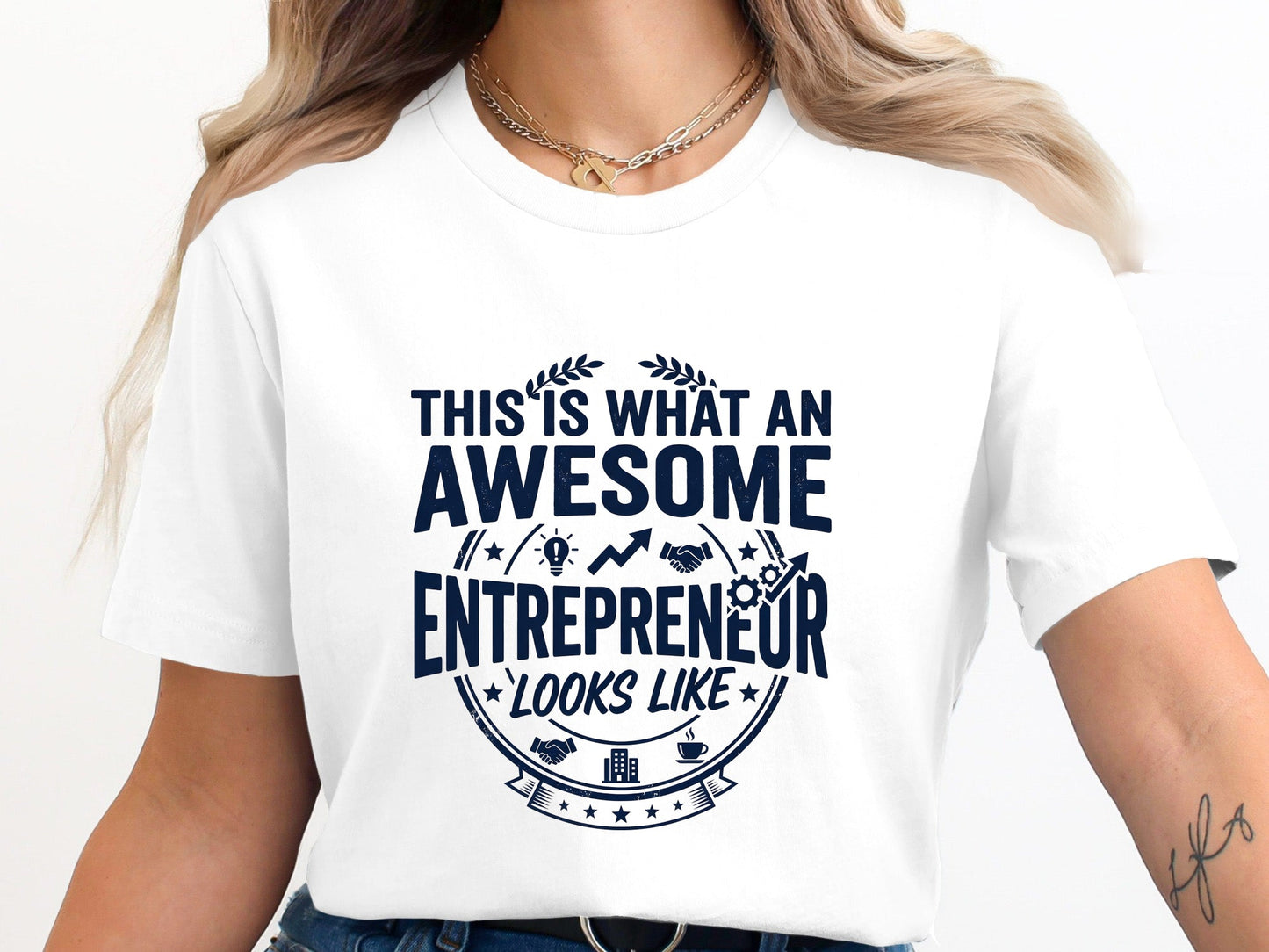 Awesome Entrepreneur Success Graphic T-Shirt - Business Focus Tee