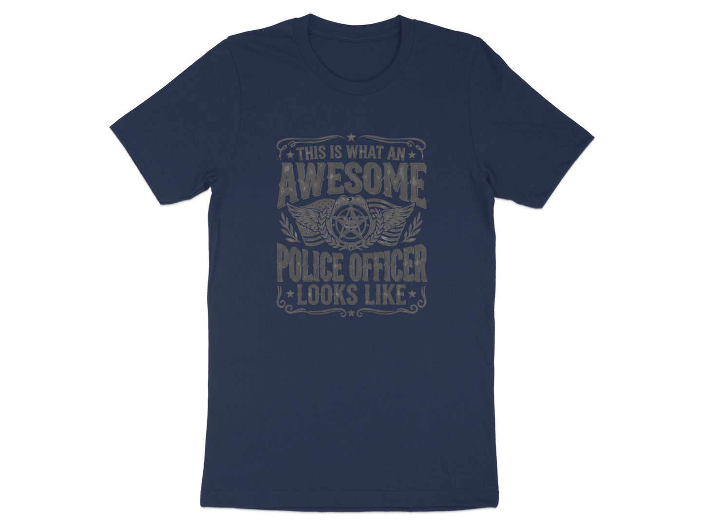 Awesome Police Officer T-Shirt - Law Enforcement Gift Tee