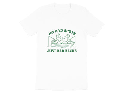 No Bad Spots Just Bad Backs Fishing Bears T-Shirt