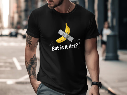 Banana Duct Tape 'But Is It Art?' T-Shirt