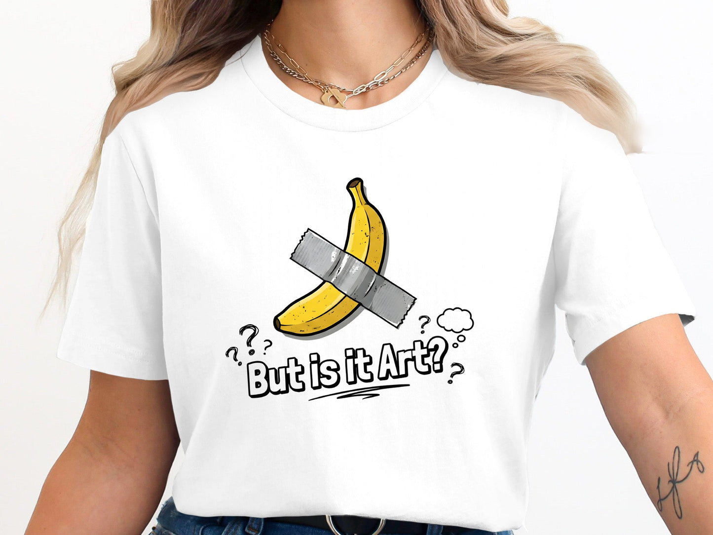 Banana Duct Tape 'But Is It Art?' T-Shirt