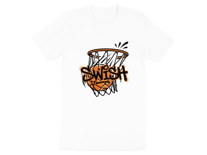 Swish Basketball Hoop Graffiti Graphic Tee