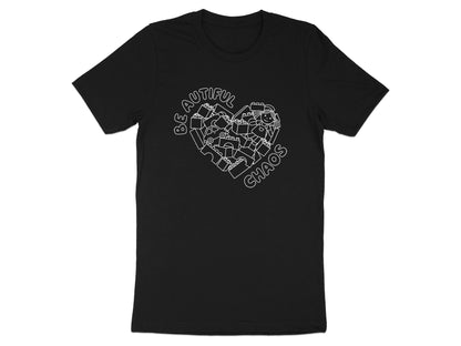 Beautiful Chaos Toy Block Heart Tee - Funny Mum Life Shirt