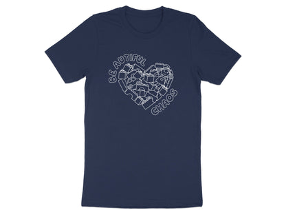 Beautiful Chaos Toy Block Heart Tee - Funny Mum Life Shirt