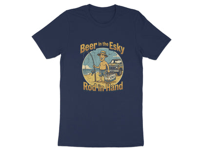 Beer In The Esky Rod In Hand Funny Aussie Tee