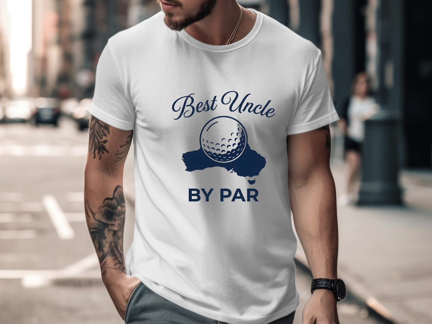 Best Uncle By Par Golf Theme Tee - Funny Dad Joke Shirt