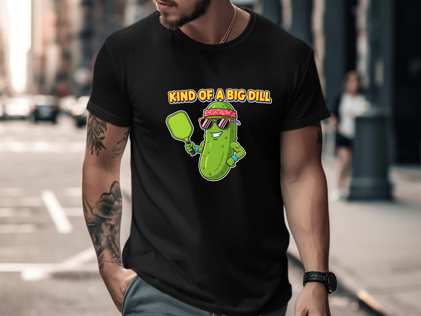 Kind Of A Big Dill Funny Pickleball Pun T-Shirt