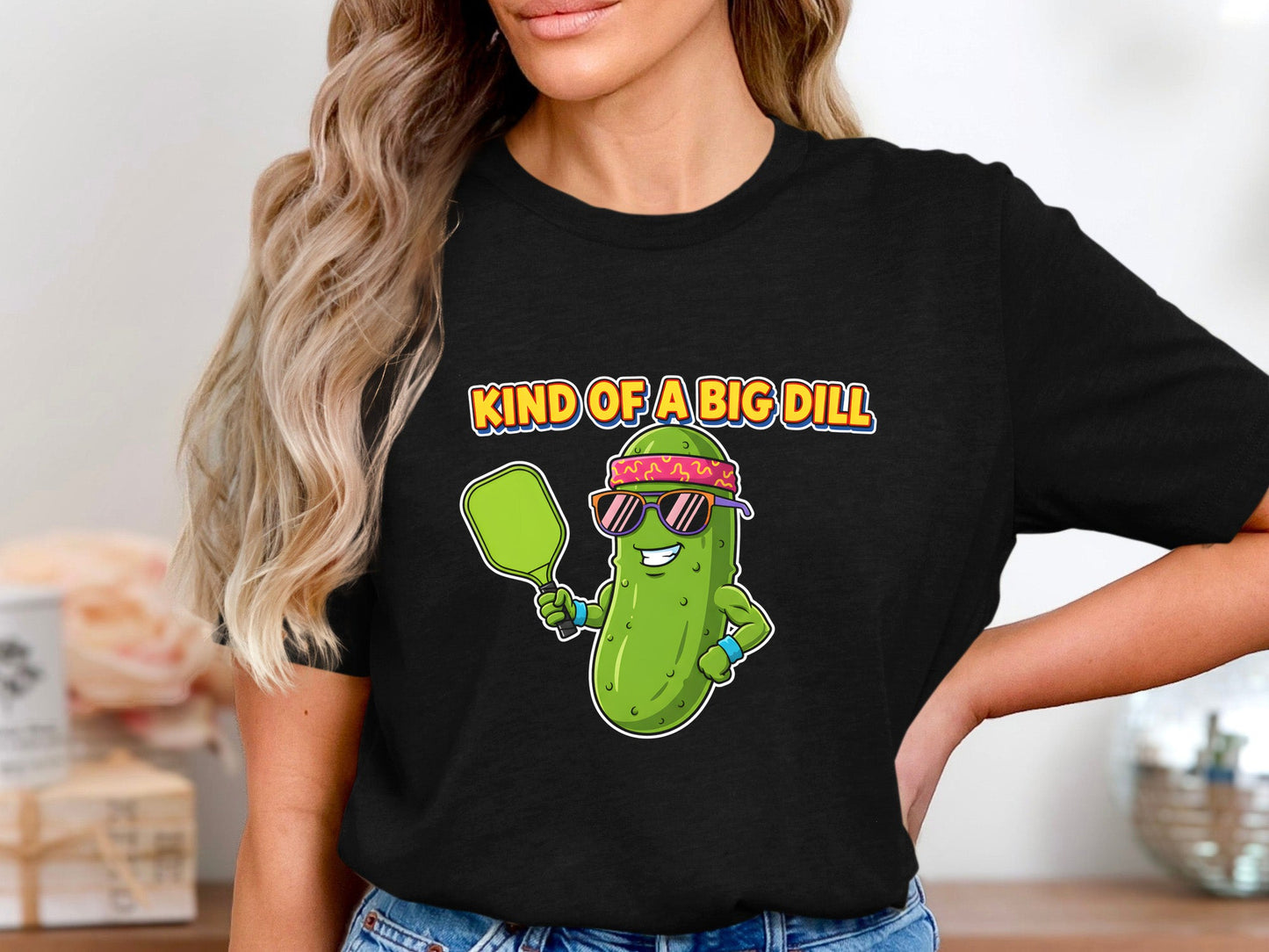 Kind Of A Big Dill Funny Pickleball Pun T-Shirt