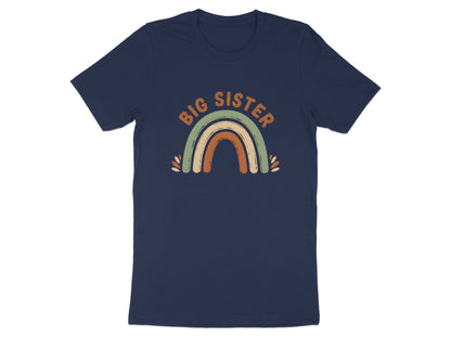 Big Sister Earthy Boho Rainbow Graphic Tee