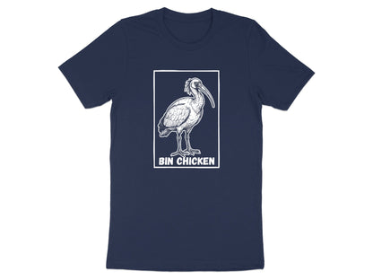 Minimalist Bin Chicken Sketch T-Shirt | Australian Ibis Art