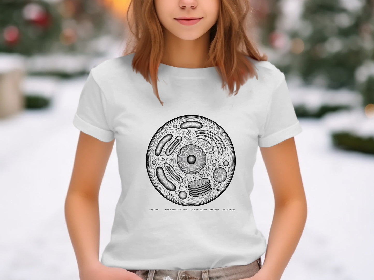 Biological Animal Cell Diagram T-Shirt - Science & Education